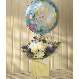 Blue Lullaby Balloon Gift Set
