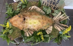 fish funeral tribute